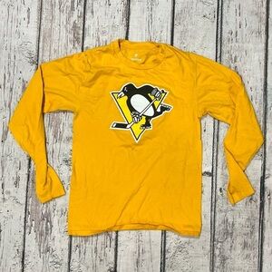Pittsburgh Penguins NHL Hockey Long Sleeve Sports Tee Top Shirt